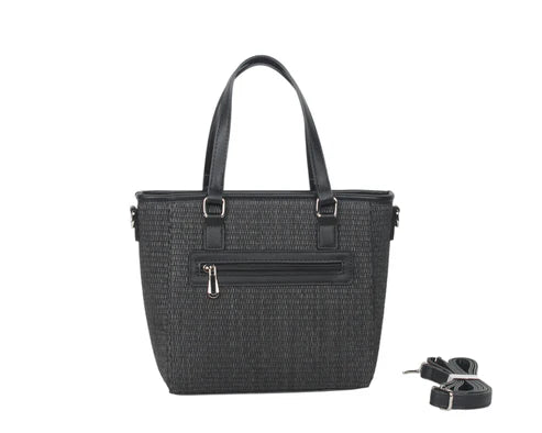 BOLSO DE MANO CON BANDOLERA RAFIA. REF: SS4148
