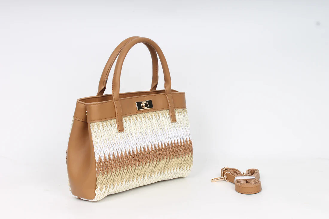 BOLSO DE MANO CON BANDOLERA. REF: W201352R