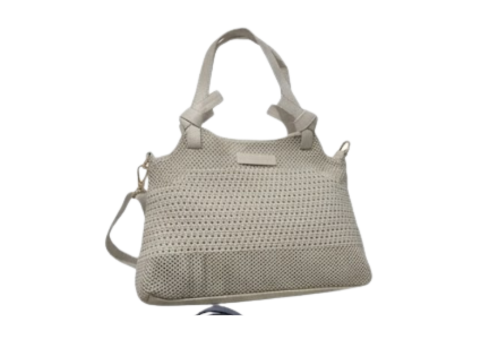 BOLSO DE MANO CON BANDOLERA CROCHET. REF: SS4117L