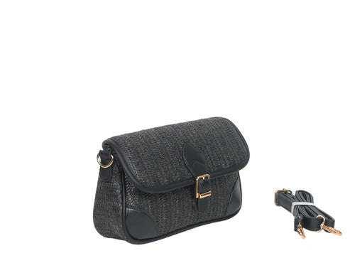 BOLSO BANDOLERA RAFIA. REF: SY818R