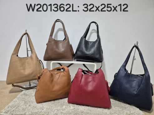 BOLSO CON TRES COMPARTIMENTOS. REF: W201362L