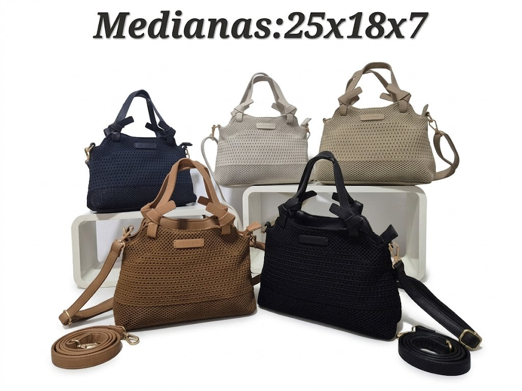 BOLSO CROCHET MEDIANOS. REF: SS4117