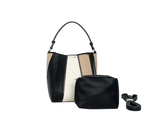 BOLSO DE MANO CON BANDOLERA, NECESER. REF: ZY9007