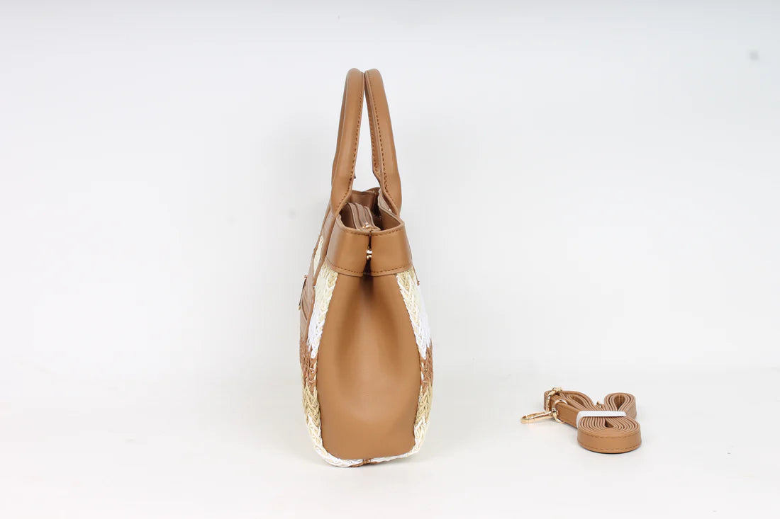 BOLSO DE MANO CON BANDOLERA. REF: W201352R