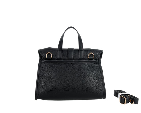 BOLSO DE MANO CON BANDOLERA, SOLAPA. REF: W201367