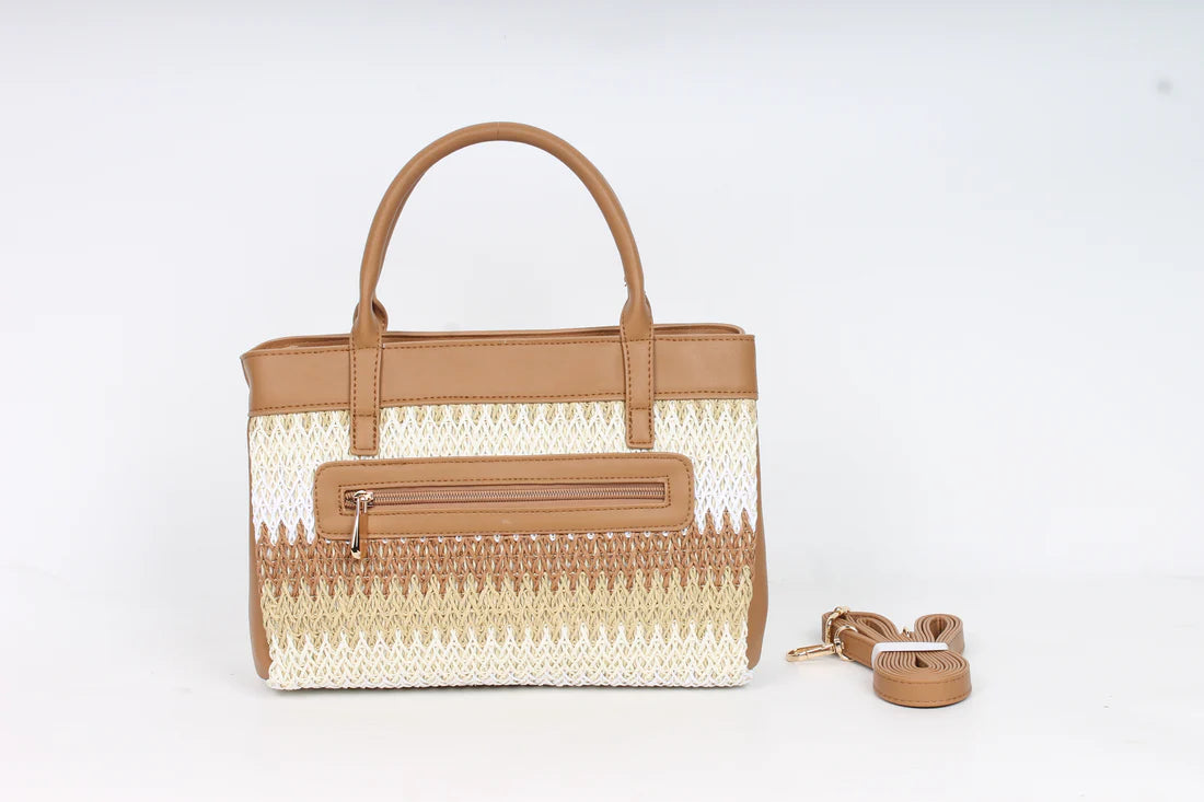 BOLSO DE MANO CON BANDOLERA. REF: W201352R