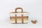 BOLSO DE MANO CON BANDOLERA RAFIA. REF: W201353R