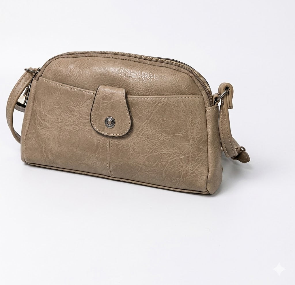 BOLSO BANDOLERA CON VARIOS COMPARTIMENTOS. REF: SY2502