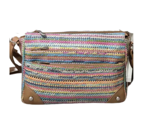 BOLSO BANDOLERA RAFIA. REF: SY752LK