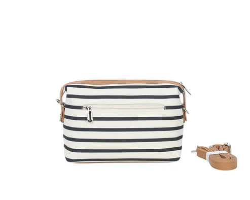 BOLSO BANDOLERA RAYAS. REF: W91138-1