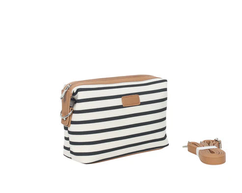 BOLSO BANDOLERA RAYAS. REF: W91138-1