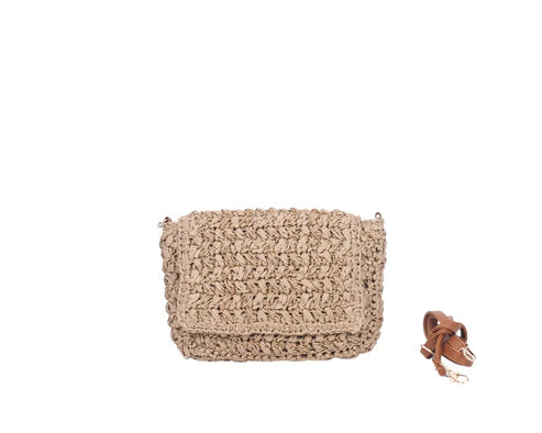 BOLSO BANDOLERA RAFIAS. REF: AMI2001