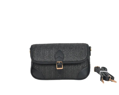 BOLSO BANDOLERA RAFIA. REF: SY818R