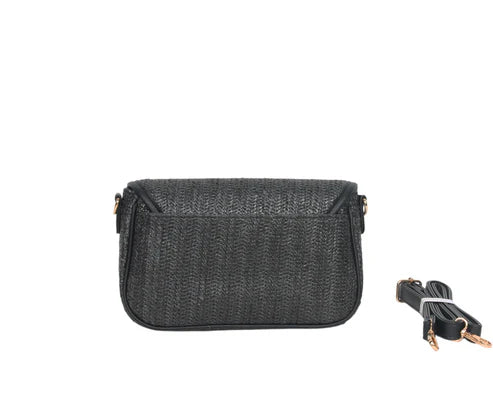 BOLSO BANDOLERA RAFIA. REF: SY818R