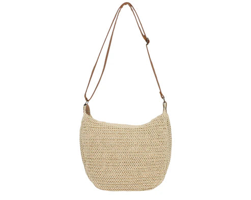 BOLSO BANDOLERA RAFIAS. REF: JJ021