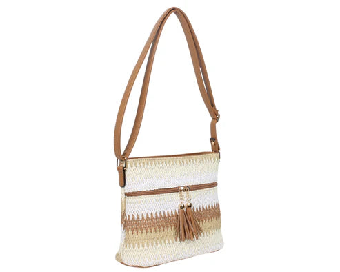 BOLSO BANDOLERA RAFIAS. REF. SY819R
