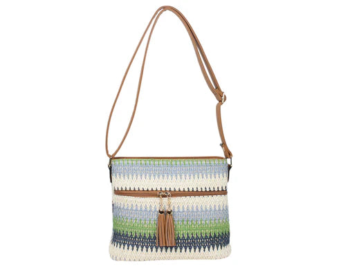 BOLSO BANDOLERA RAFIAS. REF. SY819R