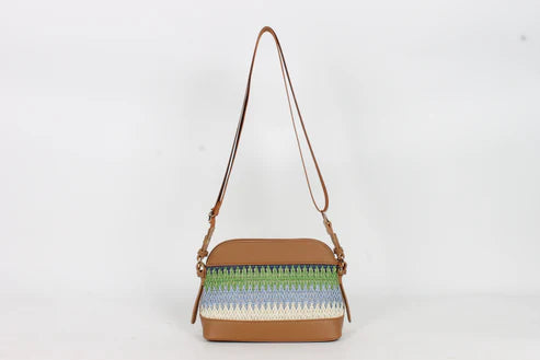 BOLSO BANDOLERA DE RAFIAS. REF: W201358R