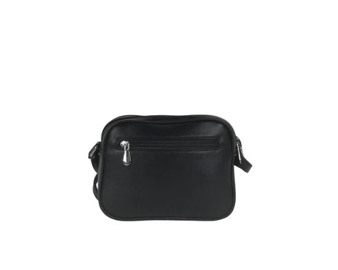 BOLSO BANDOLERA DOBLE CREMALLERA. REF: W201268