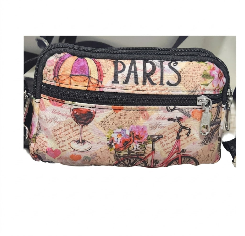 BOLSO BANDOLERA ESTAMPADA NYLON. REF: GB280