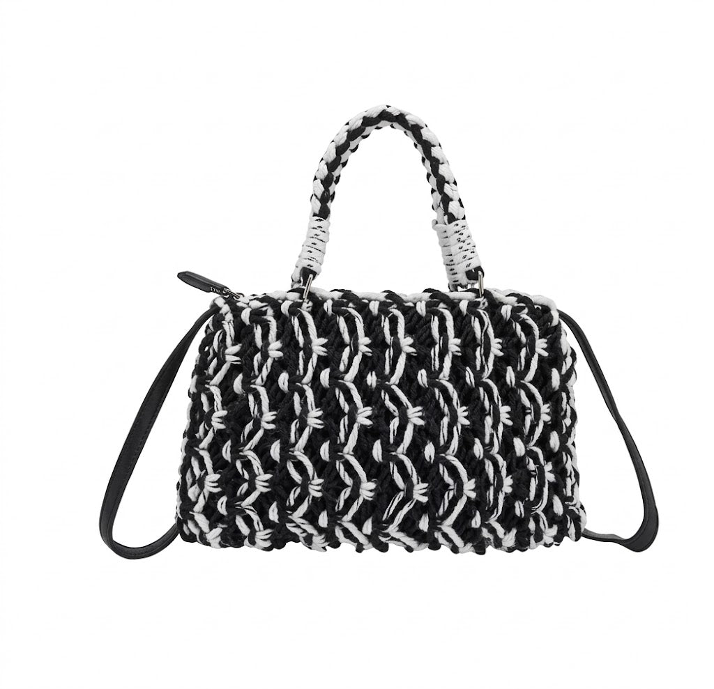 BOLSO DE CROCHET ALGODON. REF: CLA106
